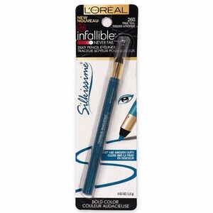 L’Oréal Infallible Silky Pencil Eyeliner True Teal 260 NWT